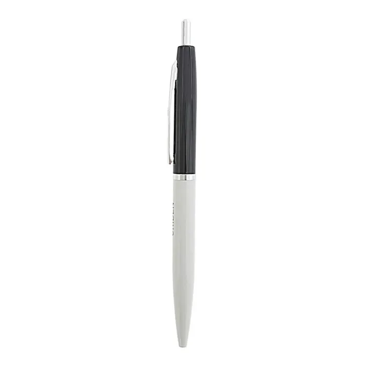 メタルボールペン 油性 0.7mm ブラック/グレー軸