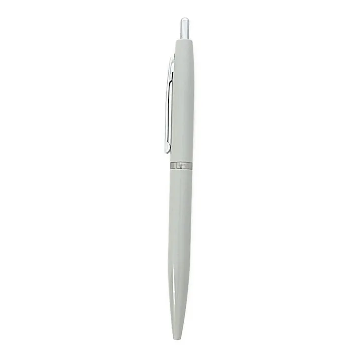 メタルボールペン 油性 0.7mm グレー軸