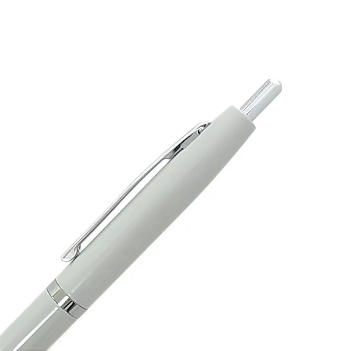 メタルボールペン 油性 0.7mm グレー軸
