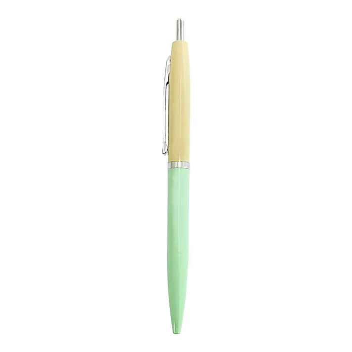 油性ボールペン 0.7mm オフホワイト/グリーン軸