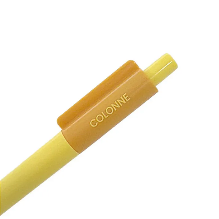 ゲルインキボールペン 0.5mm イエロー軸