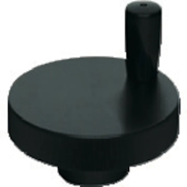 【CAINZ-DASH】イマオコーポレーション 小型アルミニウムハンドル車(回転握り付き・センター穴)50 AHR50C【別送品】