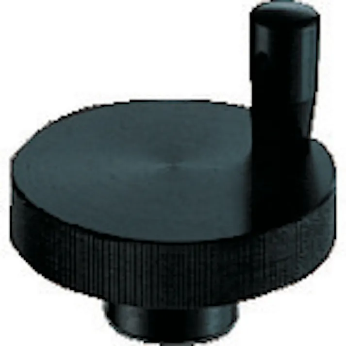 【CAINZ-DASH】イマオコーポレーション 小型アルミニウムハンドル車(回転握り付き・リーマ穴)50 AHR50R【別送品】