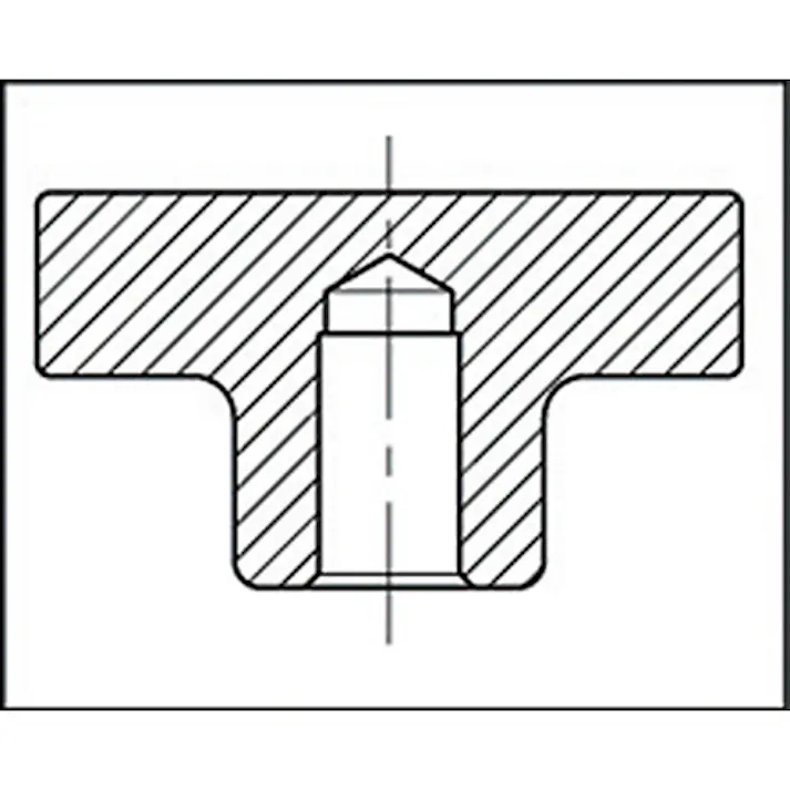 【CAINZ-DASH】イマオコーポレーション 小型アルミニウムハンドル車(握りなし・リーマ穴)80 AH80R【別送品】