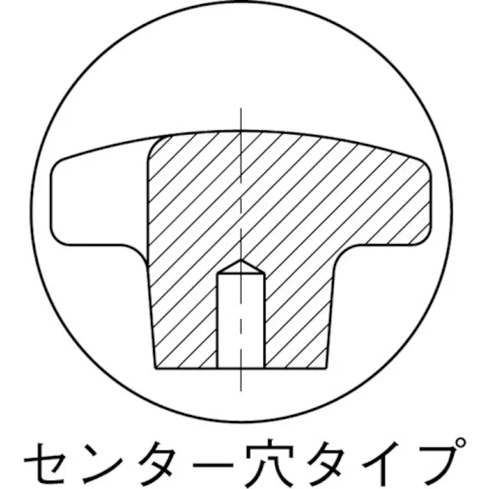 【CAINZ-DASH】イマオコーポレーション クロスノブ(センター穴)80 CK80C【別送品】