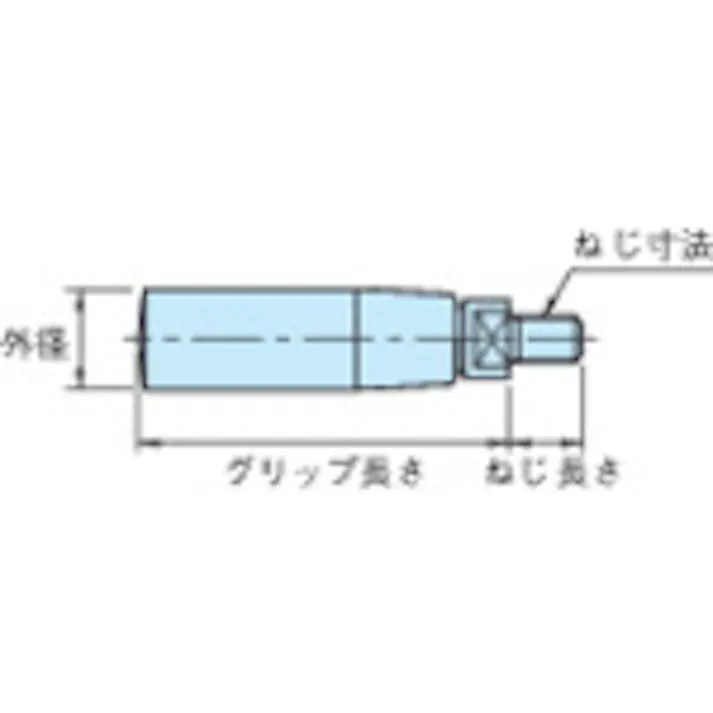 【CAINZ-DASH】イマオコーポレーション エンプラ回転握り(円筒型)18×66 ER18【別送品】