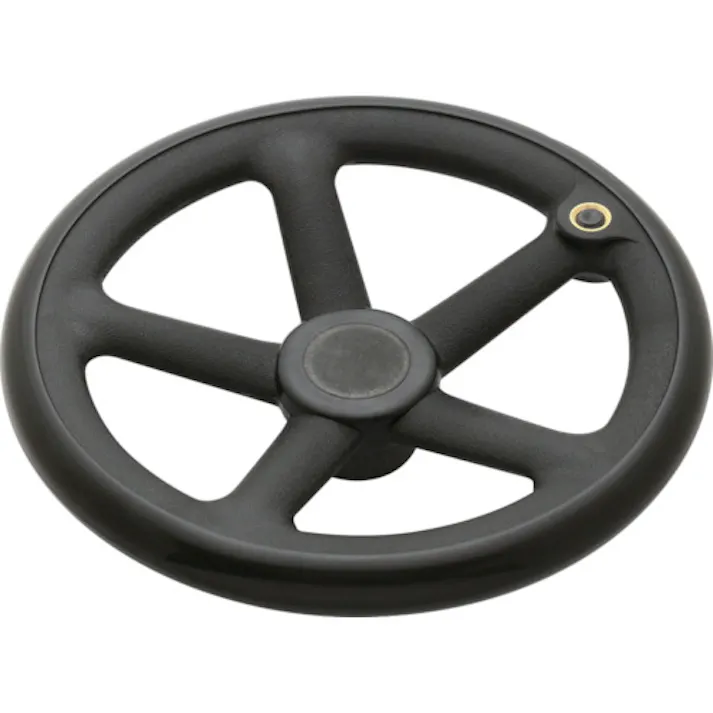 【CAINZ-DASH】イマオコーポレーション 丸リム型エンプラハンドル車(握りなし)250 NRP250【別送品】