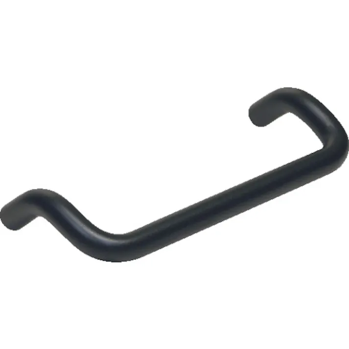 【CAINZ-DASH】イマオコーポレーション ラウンドアルミハンドル 120×45 ブラック RD3-120B【別送品】