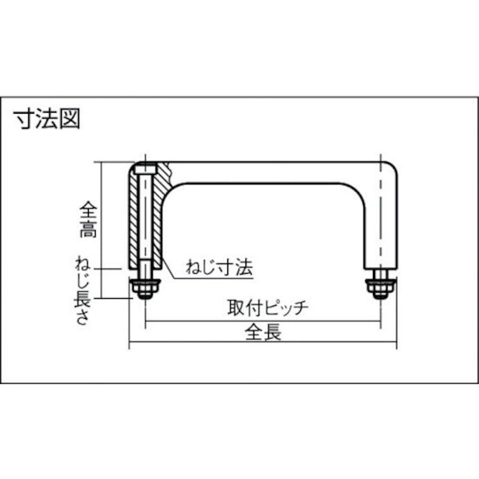 【CAINZ-DASH】イマオコーポレーション スクゥエアアルミハンドル　１２０×４０　ブラック SQ2-120B【別送品】