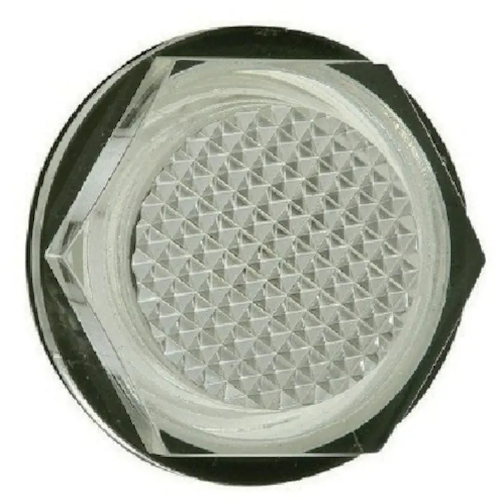 【CAINZ-DASH】イマオコーポレーション オイルレベルゲージ(ねじ込み式) プリズム型ウィンドー 外径22×厚さ14.5mm PRE12【別送品】