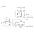 【CAINZ-DASH】イマオコーポレーション 角鋼スライドロック QCSQ2509-BK【別送品】