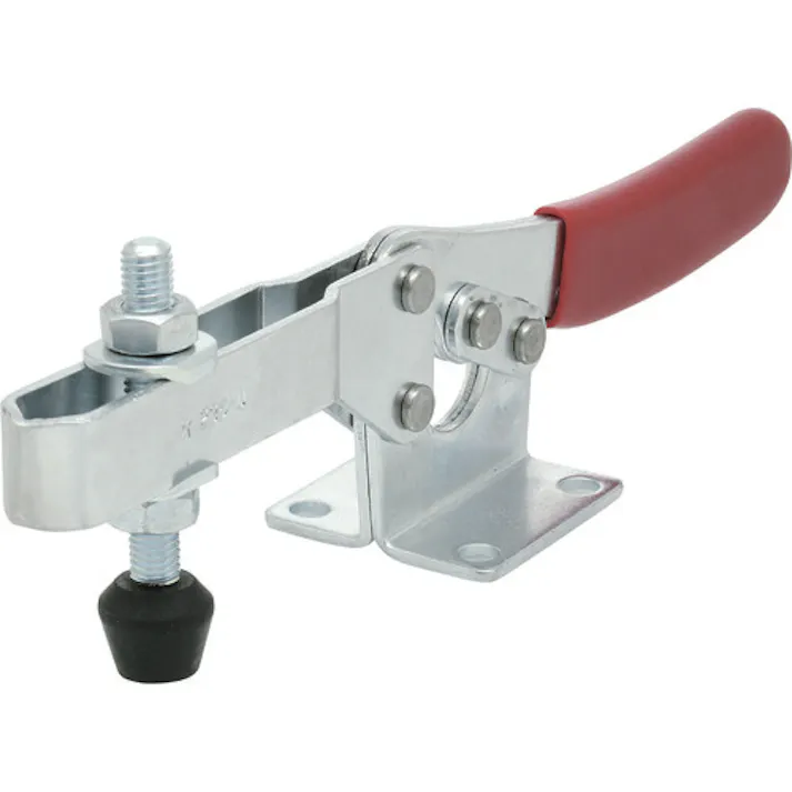 【CAINZ-DASH】イマオコーポレーション 下方押え型トグルクランプ 横型トグルクランプ 水平ハンドル ハンドル操作角度60° フランジベース 締付力1.3~3.4kN 付属ボルト径M10 ST-H235U【別送品】