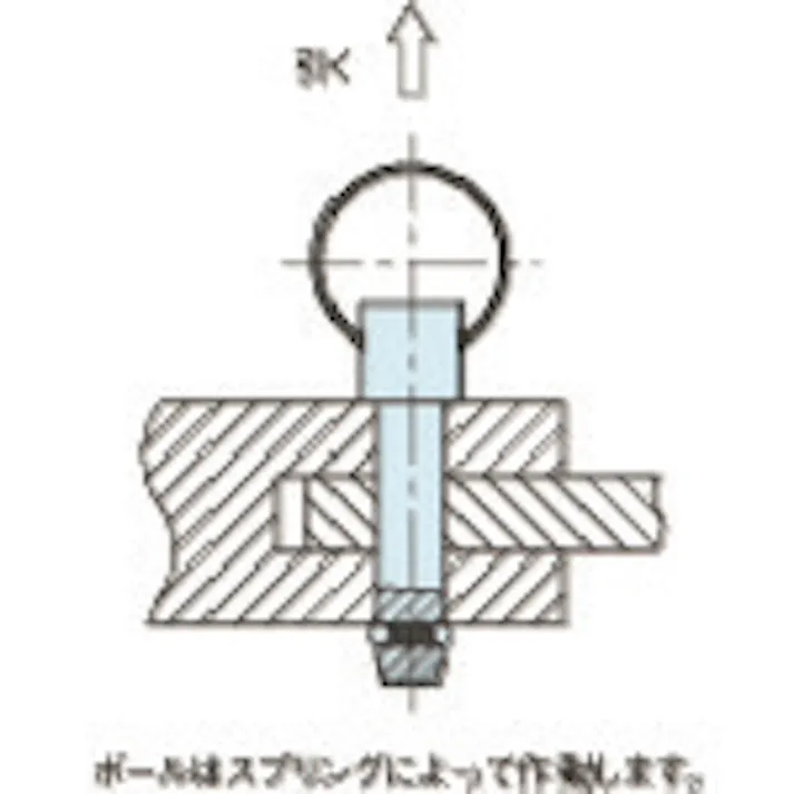 【CAINZ-DASH】イマオコーポレーション ボールロックピン BJ774-16060-SUS【別送品】