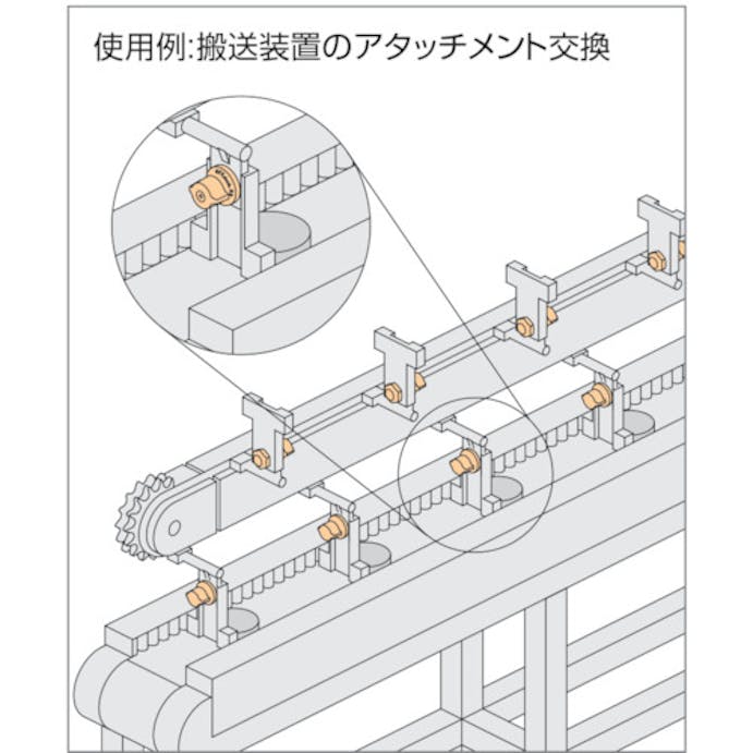 【CAINZ-DASH】イマオコーポレーション クサビロッククランパー QCWE0625-10-SUS【別送品】