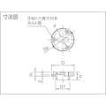 【CAINZ-DASH】イマオコーポレーション カムケース（埋込用） QCTH0834-B【別送品】