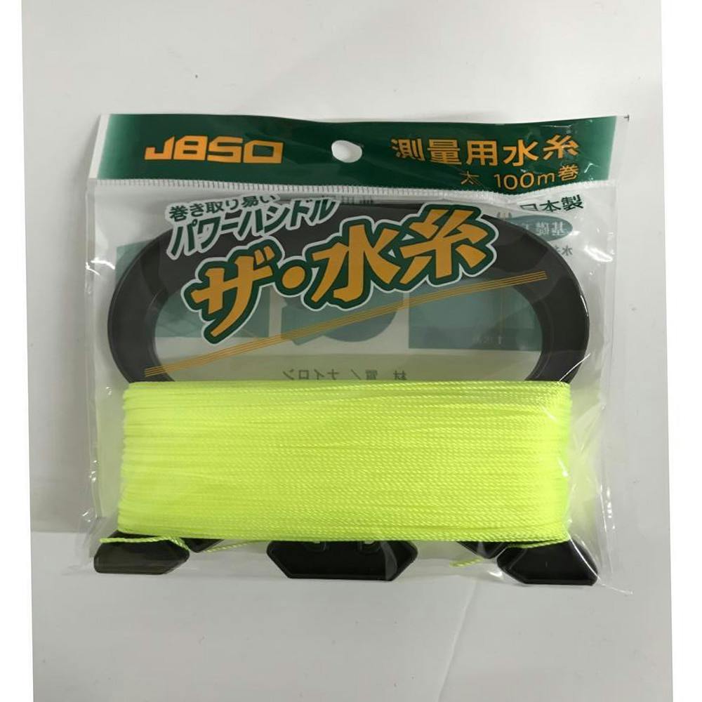 JBSO ザ・水糸 太 イエロー 100m巻 | 作業工具・作業用品・作業