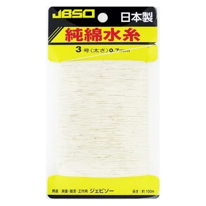 JBSO 純綿水糸 3号 100m