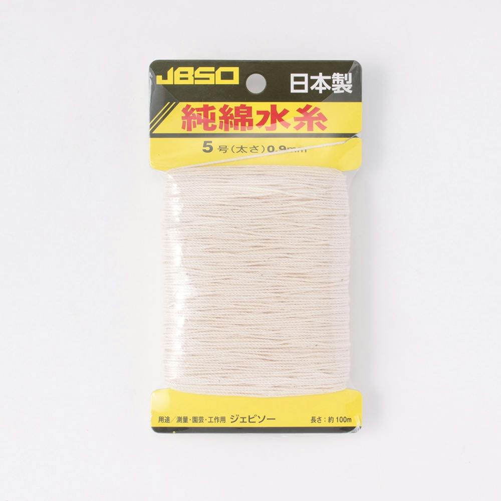 JBSO 純綿水糸 5号 100m チョーク・基準出し JBSO 純綿水糸 5号 100m チョーク・基準出し