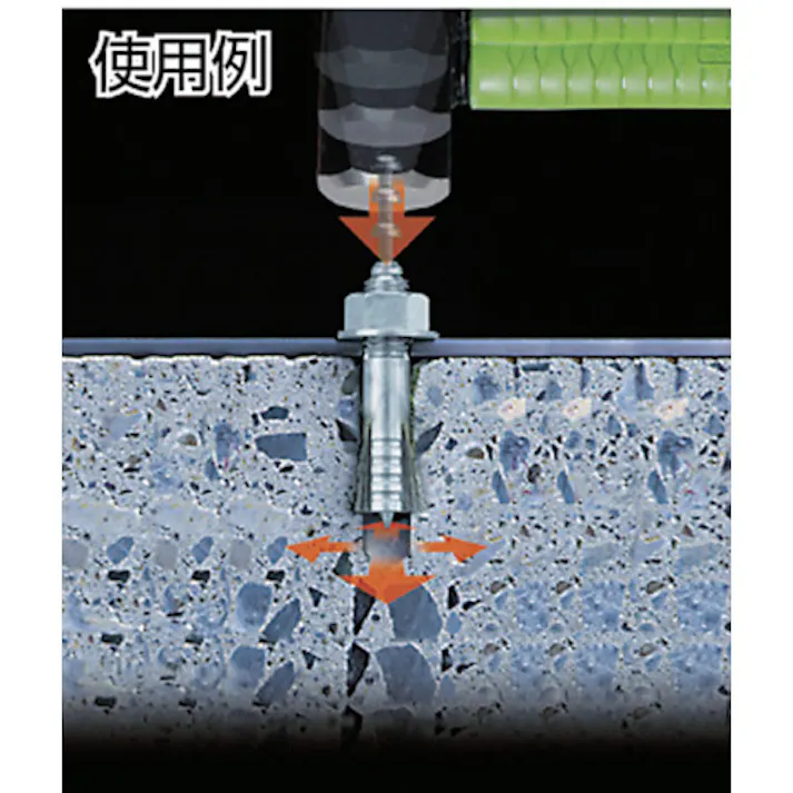 【CAINZ-DASH】サンコーテクノ オールアンカーCタイプ スチール製 ねじの呼びM12 全長90mm C-1290【別送品】