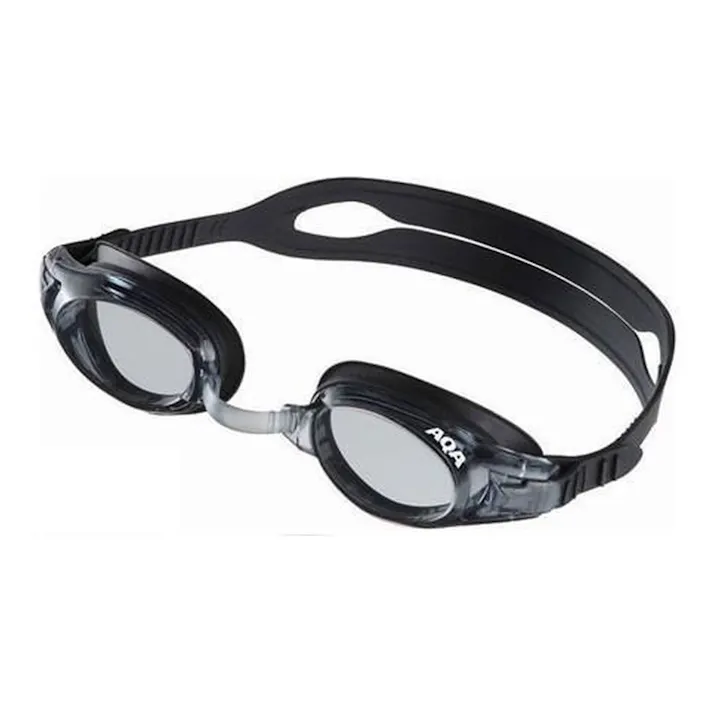 AQA エーキューエー スイミングゴーグル ウォーターランナーワイドクリック3 スモーク KM-1622