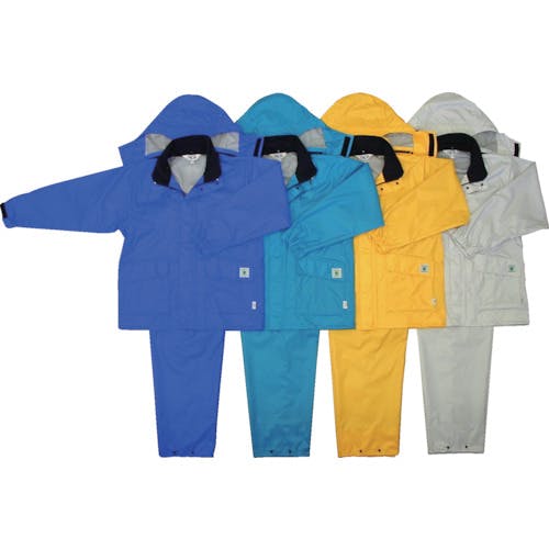 CAINZ-DASH】前垣 AP600透湿レインスーツ シルバー Mサイズ