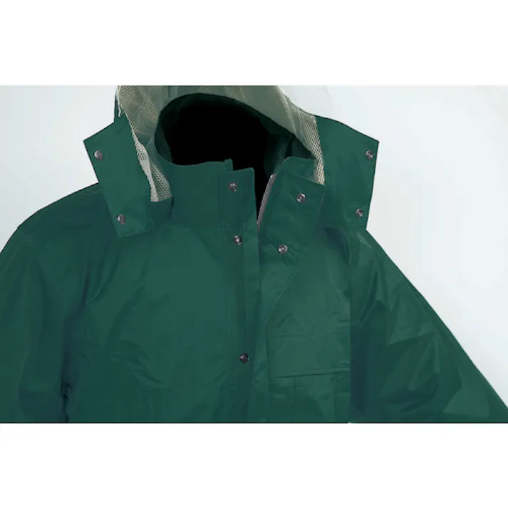 【CAINZ-DASH】前垣 AP300PVCレインスーツ ダークグリーン ELサイズ AP300 D.GR EL【別送品】