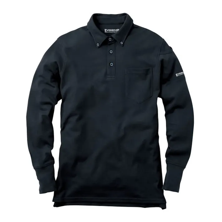 NR406 長ポロ 05ブラック L