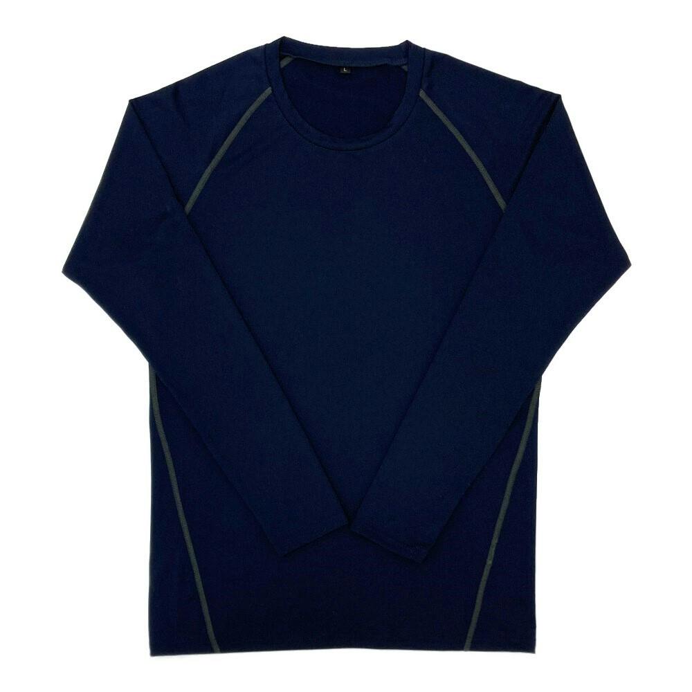 制菌コンプレッション 長袖 クルーネック コン 3L