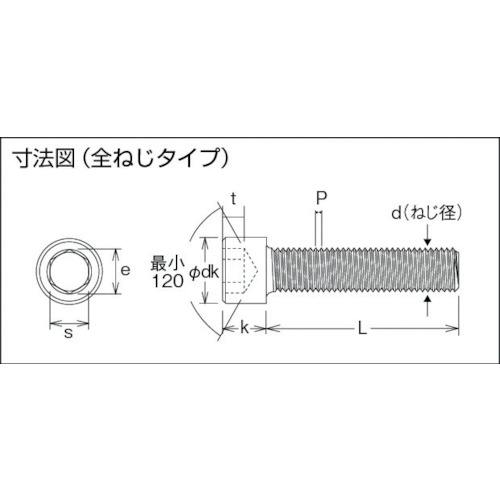 コ CAINZ-DASH】コノエ 六角穴付ボルト三価白M8×25 （100本入） CS