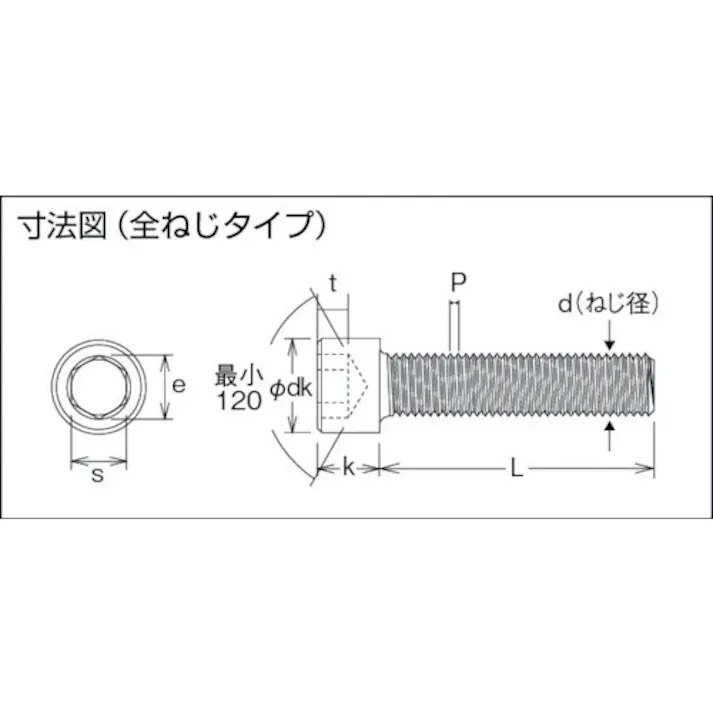 【CAINZ-DASH】コノエ 六角穴付ボルト三価白M10×40 (50本入) CS-W-1040【別送品】