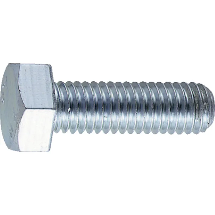 【CAINZ-DASH】コノエ 六角ボルト スチール ユニクロ 全ねじ M6×55 (250本入) BT-SS-0655【別送品】