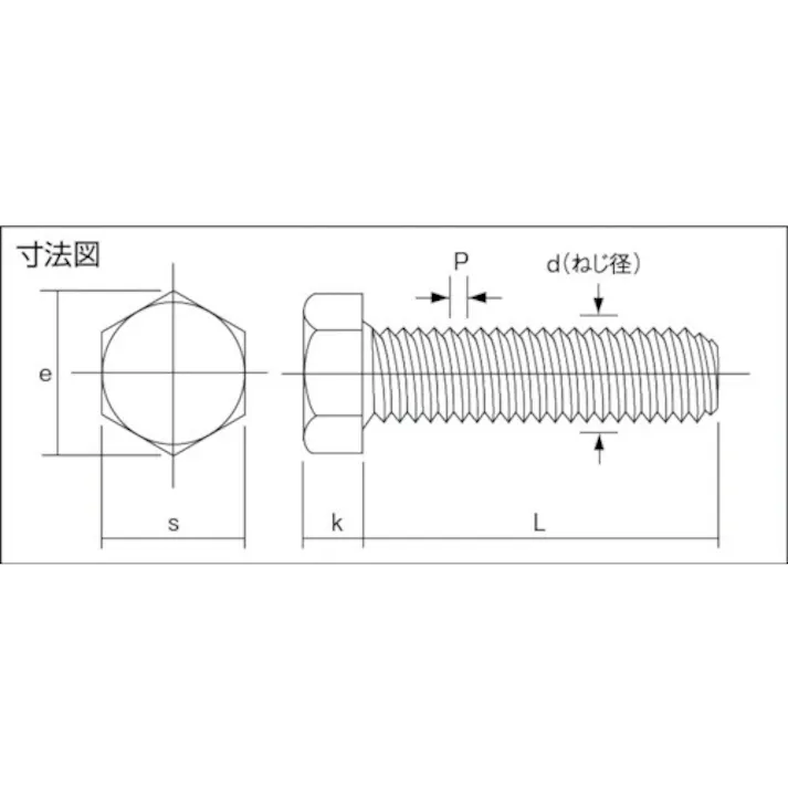 【CAINZ-DASH】コノエ 六角ボルト スチール ユニクロ 全ねじ M12×55 (50本入) BT-SS-1255【別送品】