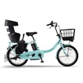 【自転車】《ヤマハ》電動アシスト自転車 PAS Babby un SP パス バビー アン スーパー リヤチャイルドシート標準装備 ミントブルー(販売終了)