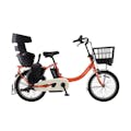 【自転車】《ヤマハ》 電動アシスト自転車 PAS Babby un SPリヤチャイルドシート標準装備モデル 20インチ コーラルレッド(販売終了)