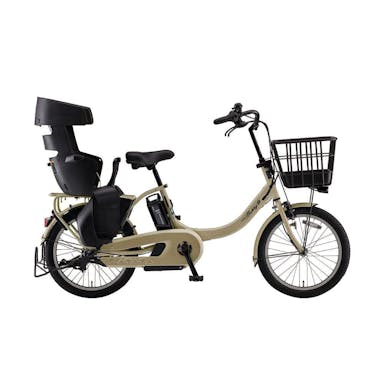 【自転車】《ヤマハ》 電動アシスト自転車 PAS Babby un SPリヤチャイルドシート標準装備モデル 20インチ マットカフェベージュ(販売終了)