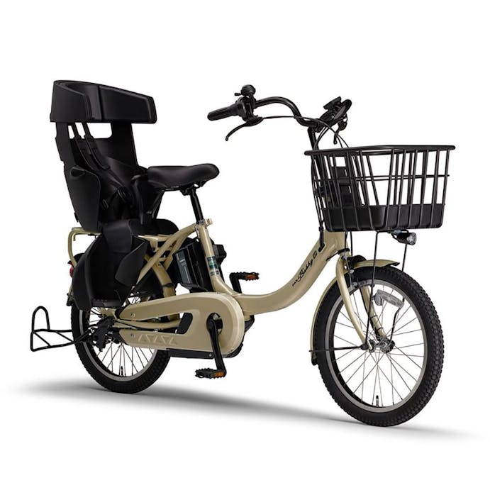 【自転車】《ヤマハ》 電動アシスト自転車 PAS Babby un SPリヤチャイルドシート標準装備モデル 20インチ マットカフェベージュ(販売終了)