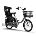 【自転車】《ヤマハ》 電動アシスト自転車 PAS Babby un SPリヤチャイルドシート標準装備モデル 20インチ ソリッドグレー(販売終了)