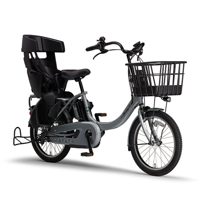 【自転車】《ヤマハ》 電動アシスト自転車 PAS Babby un SPリヤチャイルドシート標準装備モデル 20インチ ソリッドグレー(販売終了)