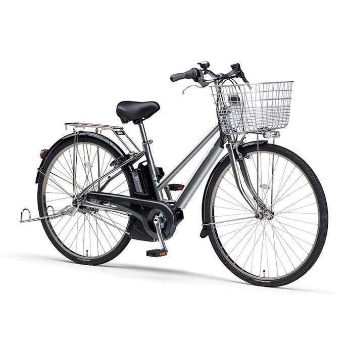 【自転車】《ヤマハ》 電動アシスト自転車 PAS シティSP5 27インチ ミラーシルバー(販売終了)
