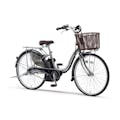 【自転車】《ヤマハ》 電動アシスト自転車 PAS Cheer パス チア 24インチ ミラーシルバー(販売終了)