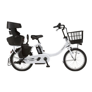 【自転車】《ヤマハ》 電動アシスト自転車 PAS Babby un SP 20インチ 内装3段変速 ピュアパールホワイト(販売終了)