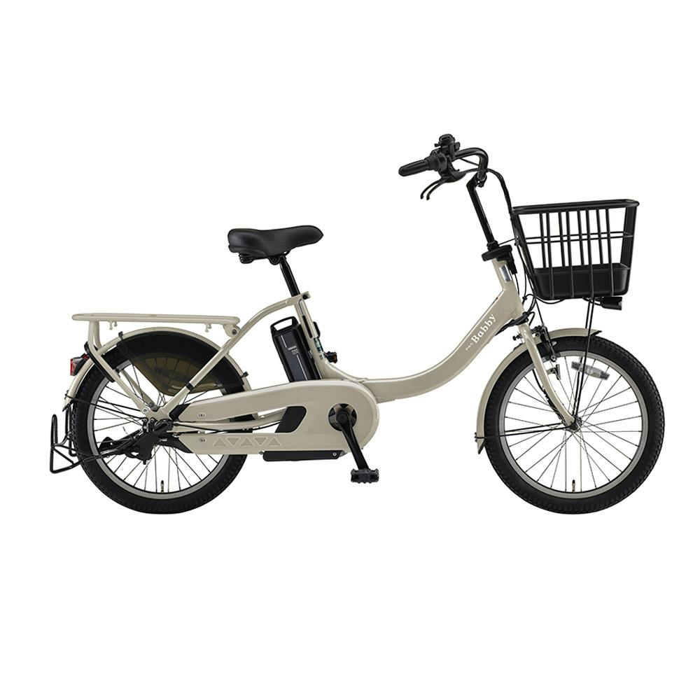 【自転車】《ヤマハ》 電動アシスト自転車 PAS Babby un 20インチ 内装3段変速 グレイッシュベージュ
