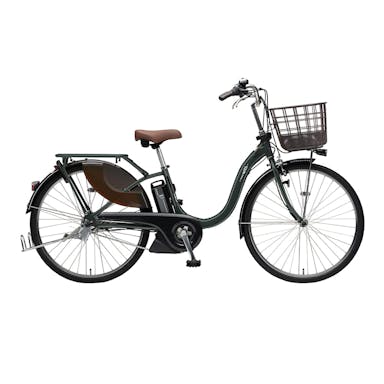 【自転車】《ヤマハ》23年モデル 電動アシスト自転車 PAS With26 26インチ 内装3段変速 ディープレイクグリーン PA26FGWL3J