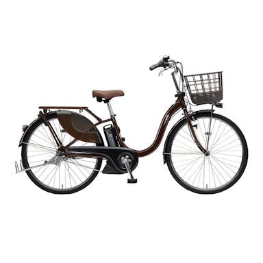 【自転車】《ヤマハ》23年モデル 電動アシスト自転車 PAS With26 26インチ 内装3段変速 カカオ PA26FGWL3J