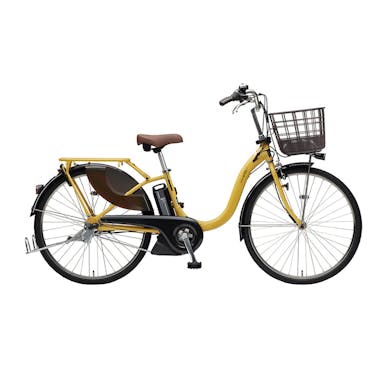 【自転車】《ヤマハ》23年モデル 電動アシスト自転車 PAS With26 26インチ 内装3段変速 スモークイエロー PA26FGWL3J