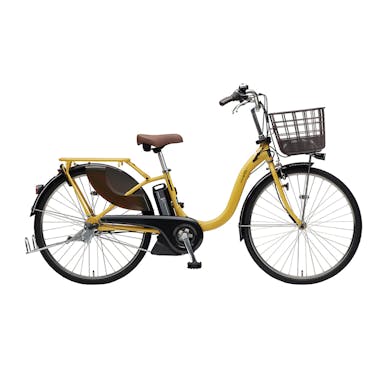 【自転車】《ヤマハ》 電動アシスト自転車 PAS With26 26インチ 内装3段変速 スモークイエロー(販売終了)
