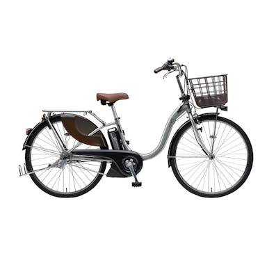 【自転車】《ヤマハ》 電動アシスト自転車 PAS With26 26インチ 内装3段変速 ピュアシルバー(販売終了)