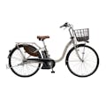 【自転車】《ヤマハ》 電動アシスト自転車 PAS With24 24インチ 内装3段変速 マットグレイッシュベージュ