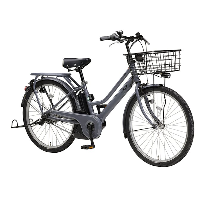 【自転車】《ヤマハ》 電動アシスト自転車 PAS RIN 26インチ 内装3段変速 ソリッドグレー2(販売終了)