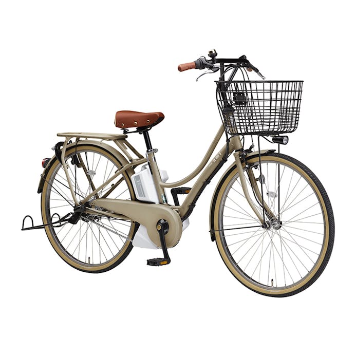【自転車】《ヤマハ》 電動アシスト自転車 PAS Ami 26インチ 内装3段変速 マカロンラテ
